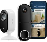 Arlo Essential E3 INDOOR 2K + DOORBELL HD IP Smart Home Security Camera - White, White