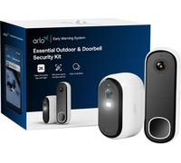 Arlo Essential E3 OUTDOOR 2K + DOORBELL HD Smart Home Security Camera - White, White
