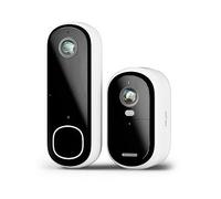 Arlo Front Video Doorbell & Back Garden Security Camera Set