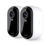 arlo Essential Outdoor HD Security Camera (2nd Generation) - 2 Pack - 1080p HD Video, Outdoor & Indoor Wireless Camera, Integrated Spotlight, Color Night Vision, DIY Setup, White - VMC2250