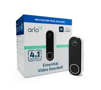 Arlo Essential2 2k Video Doorbell Smart Doorbell Full HD 1080p - White, White