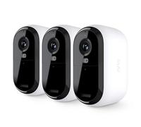 Arlo Essential VMC2350 Outdoor HD Security Camera (2nd Gen) - 3 Pack - 1080P HD Video, Outdoor and Indoor Wireless Camera, Built-in Projector, Color Night Vision,