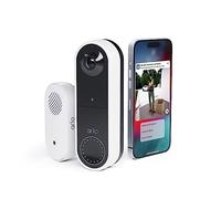 Arlo Essential Wireless Video Doorbell Security Camera & Chime, 1080p HD, 2-Way Audio, Smart Package & Motion Detection, Loud Siren, Night Vision, With Free Trial of Arlo Secure, AVDK2001