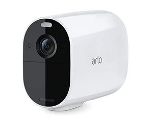 Arlo Essential XL Security Camera Outdoor, 1080p HD, Wireless CCTV, No Hub Needed, Colour Night Vision, 2-Way Audio, 12-Month Battery, With Free Trial of Arlo Secure Plan, White