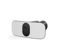 Arlo Floodlight Security Camera Outdoor, Quality 2K HDR, 160° Wide Angle, Weatherproof, Colour Night Vision, Ringing Alarm Siren, Up to 3000 Lumen, 2-Way Talk, Free Trial of Arlo Secure, Black