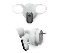 Arlo Floodlight Security Camera Outdoor, Wired, Quality 2K HDR, 160° Wide Angle, Weatherproof, Colour Night Vision, Smart Siren, Up to 2000 Lumen, 2-Way Talk, Trial of Arlo Secure Included, 2 Cameras