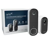 Arlo Front Video Doorbell & Back Garden Security Camera Set