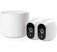 Arlo HD Wireless Home Security Camera System CCTV, Wi-Fi, Night Vision, Indoor or Outdoor, HD, Free Cloud Storage, 2 Camera Kit, VMS3230
