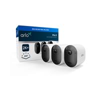 ARLO Pro 5 2K 1520p WiFi Security Camera System - 3 Cameras, White, White