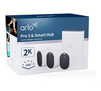 Arlo Pro 5 Security Camera Wireless with Smarthub, 2K HDR Video, Battery Operated, Colour Night Vision, Dual Band WiFi, 2-Way Audio, Local Storage, A