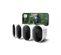 Arlo Pro 5 Wireless WiFi Security Camera Outdoor, 2K+ HDR, 160˚ Enhanced Color Night Vision, Siren, Motion Detection, 2-Way Audio, 8 months Battery, Arlo Secure Plan Trial, 4 Cam, White