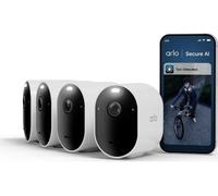 ARLO Pro 6 2K HDR WiFi Security Camera System - 4 Cameras, White, White