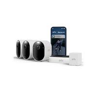 Arlo Pro 6 Security Camera Outdoor Wireless, 2K Battery Outdoor Camera With Advanced Colour Night Vision, Siren & Dual-Band WiFi, Arlo Secure Trial Included, Dual Charger & Spare Battery, 3 cam kit