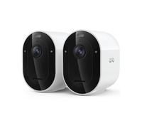 Arlo Pro Security Camera (6th Gen - 2025 Release) - 2K HDR, Battery Power, Event Captions, Emergency Response, 1-Month Trial of Secure Plan, 160° Field of View, Dual-Band WiFi, Spotlight, 2 Cam, White