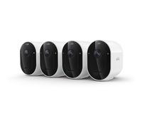 Arlo Pro Security Camera (6th Gen - 2025 Release) - 2K HDR, Battery Power, Event Captions, Emergency Response, 1-Month Trial of Secure Plan, 160° Field of View, Dual-Band WiFi, Spotlight, 4 Cam, White