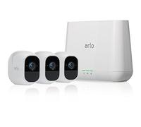 Arlo Pro2 Wireless Home Security Camera System CCTV, Wi-Fi, Alarm, Rechargeable, Night Vision, Indoor or Outdoor, 1080p, 2-Way Audio, Free Cloud Storage, 3 Camera Kit, VMS4330P