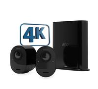 Arlo Ultra 2 Outdoor Security Camera, 2-pack black