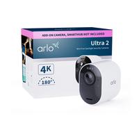 Arlo Ultra 2 Security Camera Outdoor, 4K UHD Add-on Camera, Wireless CCTV, 6-Month Battery, Colour Night Vision, Weatherproof, Bright Spotlight, 2-Wa