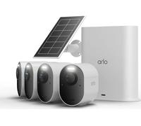 ARLO Ultra 3 4K Ultra HD WiFi Security Camera & Solar Panel Kit - 4 Cameras, White, White