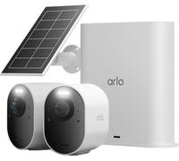Arlo Ultra 3 4K HDR Security Camera 2 Pack with Smarthub & Solar Panel