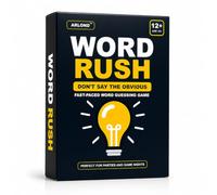 ARLOND Word Rush Card Game - Fast-Paced Word Guessing Game for Adults & Families | Party Game | 12+ | 4+ Players | Fun Group Game Night