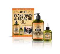Arlos 2 In 1 Beard Wash Conditioner & Beard Oil Kit