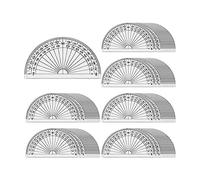 arlote 100 Pcs Plastic Protractor 180 Degrees Protractors Bulk for Classroom, Protractor Set for Engineering