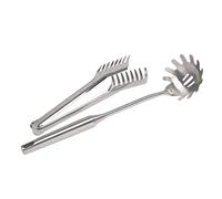 arlote 2 Pieces Stainless Steel Spaghetti Server Set, Stainless Steel Spaghetti Pasta Tong, Pasta Spoon Server Fork