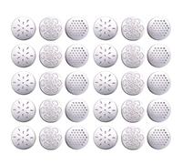 arlote 30Pcs Jar Lids Cover 3 Style Hollow Candle Topper Shade Jar Lid for,Candle, Ball,Regular Mouth Jar,Etc
