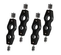 arlote 4Pcs Copper Tubing Brushes, Pipe Cleaning Tool Copper Pipe Cleaner Tool Fitting Brushes Copper Tubing, for Plumbing