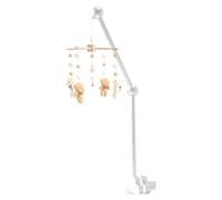 ARm Adjustable Mobile - Wooden Hanging Bracket, Sturdy Secure Bracket | Natural Finish Edge, Compact Lightweight Design, Easy Mounting Bracket, Rotating Fixing Decoration, Pratiq