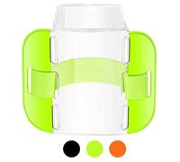 Arm Badge Holder Armband, Security Arm Badge Holder with Adjustable Strap for Emergency Workers Security Staff Doorman (Green)