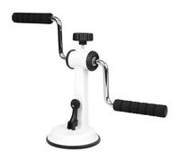 Arm Bike Exerciser, Hand Operated Upper Limb Trainer with Adjustable Resistance, Post-Surgery Rehabilitation Equipment, Suction Cup Base for Stability, 16.1 x 4.7 x 8.5 in Size