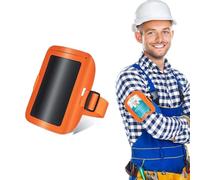 Arm Card Holder, ID Holder Bracelet, Waterproof Arm Card Holder, Adjustable Elastic Band, for Security Personnel, Police, Security Personnel, Warehouse and Workshop Personnel (Blue)