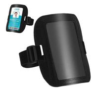 Arm Card Holder - Waterproof Horizontal Badge Sleeve for Ski Pass | Durable Armband for School, Factory, Airport, Restaurant, Subway | Practical Holder for Women and Business