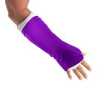Arm Cast Sleeve Cover | Protects Arm Cast and Aids in Keeping your Cast Clean. Cast Protectors for Wrist Casts and Dressings, Plaster Cast Protector. (Purple, L)