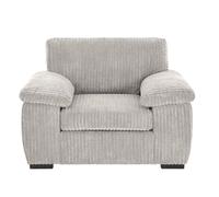(Arm Chair, Cream) Jumbo Cord Amalfi Sofa in Soft Cord Fabric