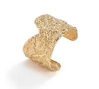 Arm Cuff Gold Upper Arm Jewelry for Women Chunky Cuff Bangle Bracelets Armband Jewelry Summer Dresses Outfits Accessories, Adjustable, Metal, no gemstone