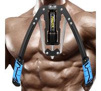 Arm Exerciser Adjustable Torsion Arm Fitness Machine,22-440lbs Hydraulic Power/Arm Exercise Equipment Chest Expander,Biceps,Abdomen,Shoulder and Chest Workout Muscle Strength Training Fitness Machine