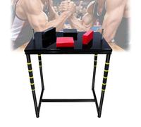 Arm Fighting Competition Table, Professional Wrist Strength Training Support Plate For Gyms, Sports Arenas, Homes, Clubs, Offices(Black)