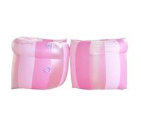 Arm Float - 20x18cm Swimming Float Disc, Easy Carrying | Stripe Pattern Pool Floater Tube with Elastic Drum Structure, Swim Arm Band for River Water Park Vacation Beach Lake Backyard Outdoor