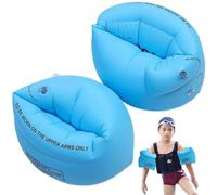 Arm Floaties, 1 Pair Inflatable Arm Floaties for Adults and Kids, Thick Pvc Swim with Air Valve, Portable Pool , swim