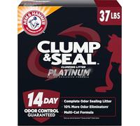 ARM & HAMMER Clump & Seal Multi-Cat Complete Odor Sealing Clumping Cat Litter with 14 Days of Odor Control, 37 lbs.