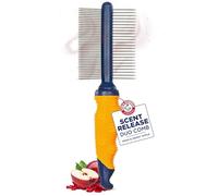 Arm & Hammer Deodorizing Dog Comb with Fragrance Transfer Technology - Scented Dog Grooming Comb for Detangling & Shedding, Dematting Tool For Dogs, Sweet Apple & Rose Scent
