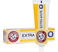 Arm & Hammer Extra White Care Baking Soda Toothpaste Gentle Daily Whitening Clean Paste for Teeth with Fluoride. Pack of Two (2) Tubes.
