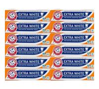 Arm & Hammer Extra White Toothpaste with Baking Soda, 125g, Pack of 12