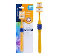 Arm & Hammer for Pets Fresh Spectrum 360 Degree Dog Toothbrush for Large Dogs | Dog Toothbrush Bristles Help Break Down Plaque and Tartars for Adult Dogs, Molars, Incisors, and All Teeth, White