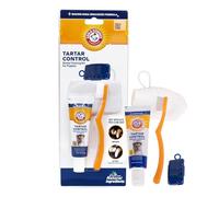 Arm & Hammer for Pets Tartar Control Dental Training Kit for Puppies | Toothbrush, Toothpaste, & Fingerbrush | Vanilla Ginger, Puppy Training Kit