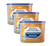 Arm & Hammer Fragrance Free Refillable Moisture Absorber and Odour Eliminator 3ct 1.2L