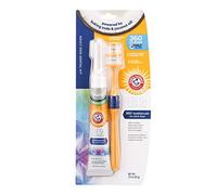 ARM & HAMMER Fresh Spectrum Coconut Dental Kit for Dogs, Includes Dog Toothpaste Toothbrush & Finger Brush, Removes Plaque & Tartar, 360° Brush Deep Cleans all Tooth Surface, Easy to Use Dog Oral Care